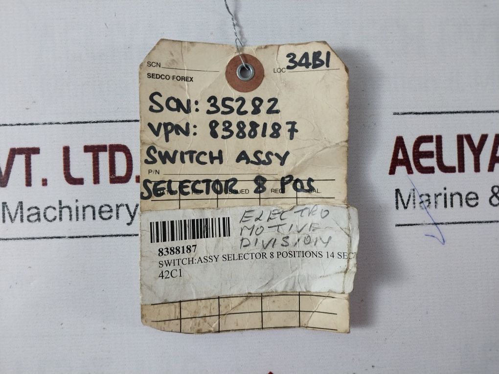 8388187 10A Switch Assy Selector