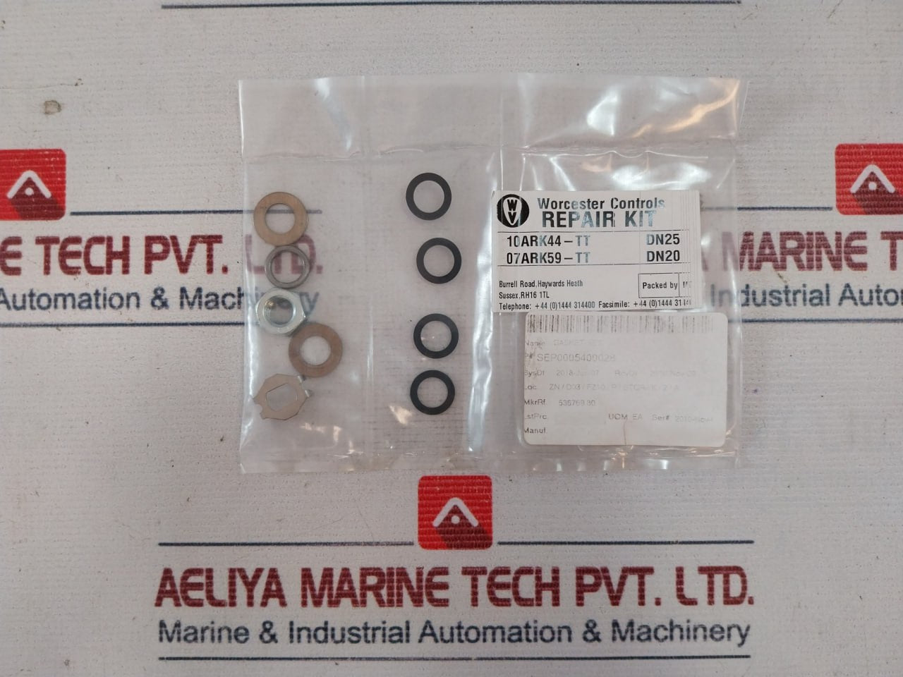 Worcester Controls 10Ark44-tt 3-piece Valve Repair Kit