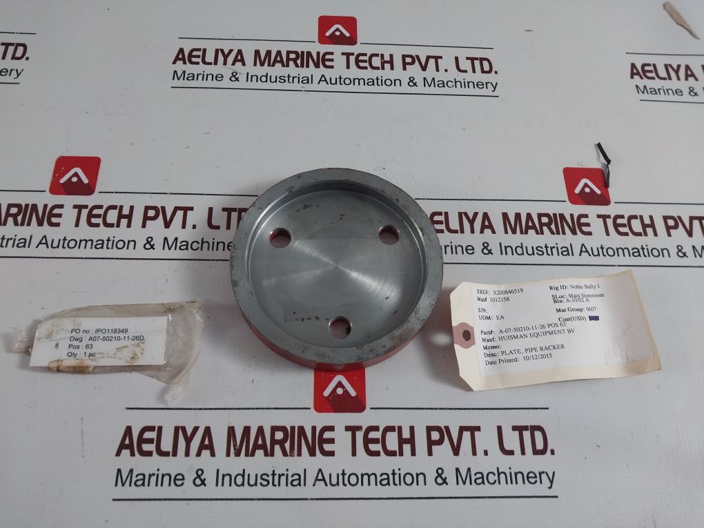 A07-50210-11-26D Plate, Pipe Racker