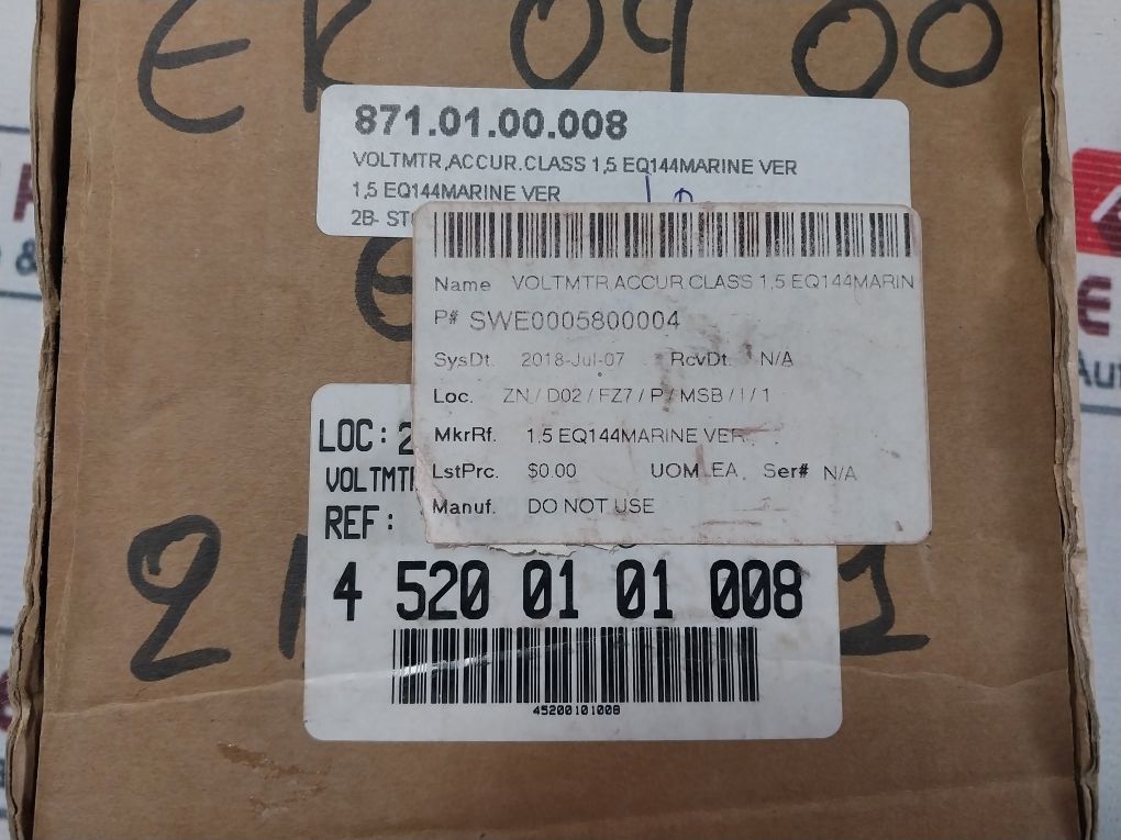 Abb 1000/1A Analog Voltmeter