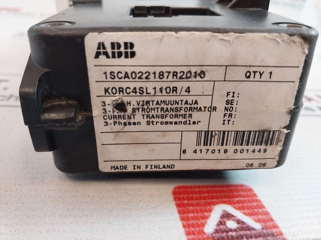 Abb 1Sca022187R2010 3-phase Current Transformer Korc4Sl110R/4