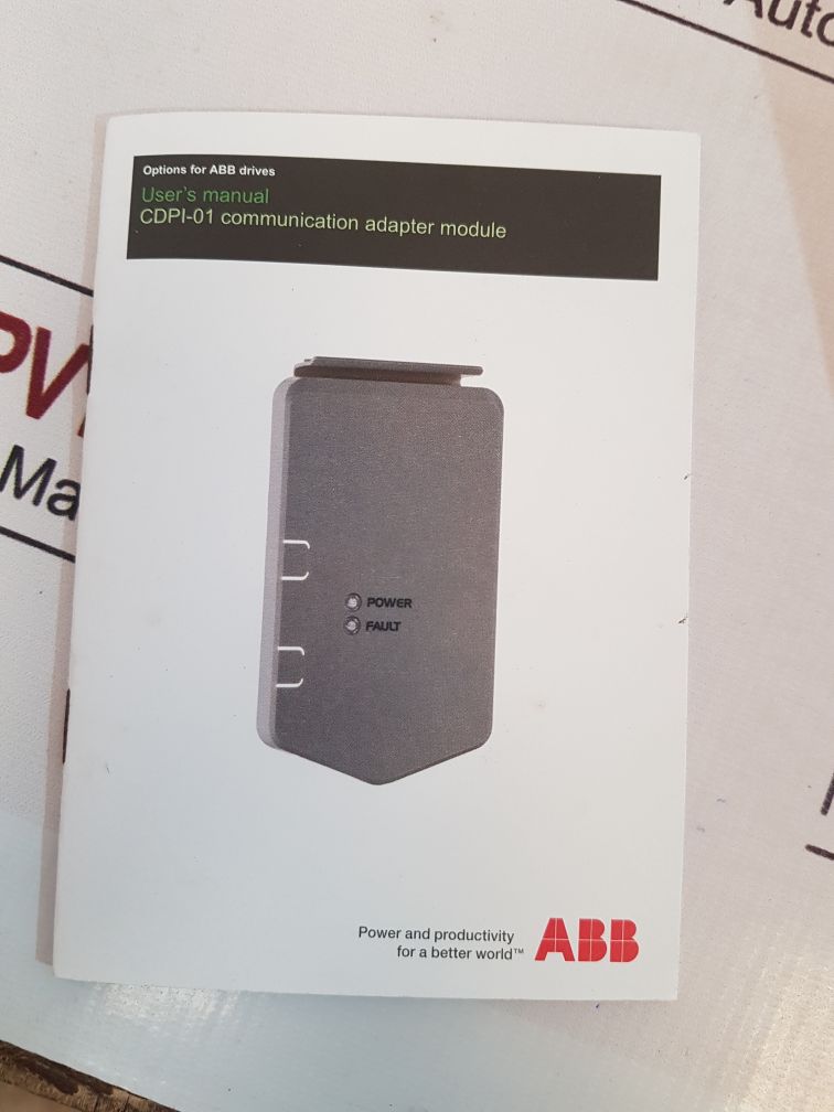Abb cdpi-01 panel bus adapter 3aua0000118614