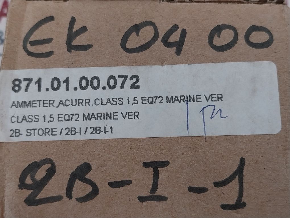 Abb 500/1A Ammeter
