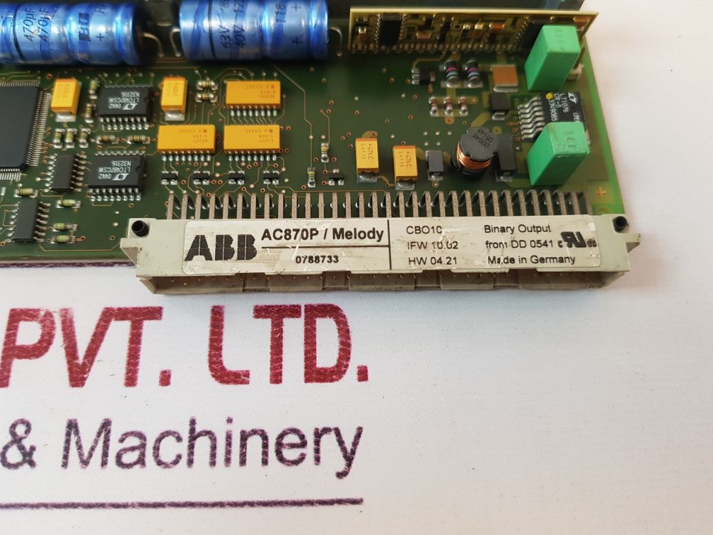 Abb Ac870PMelody Binary Output Module Cbo10