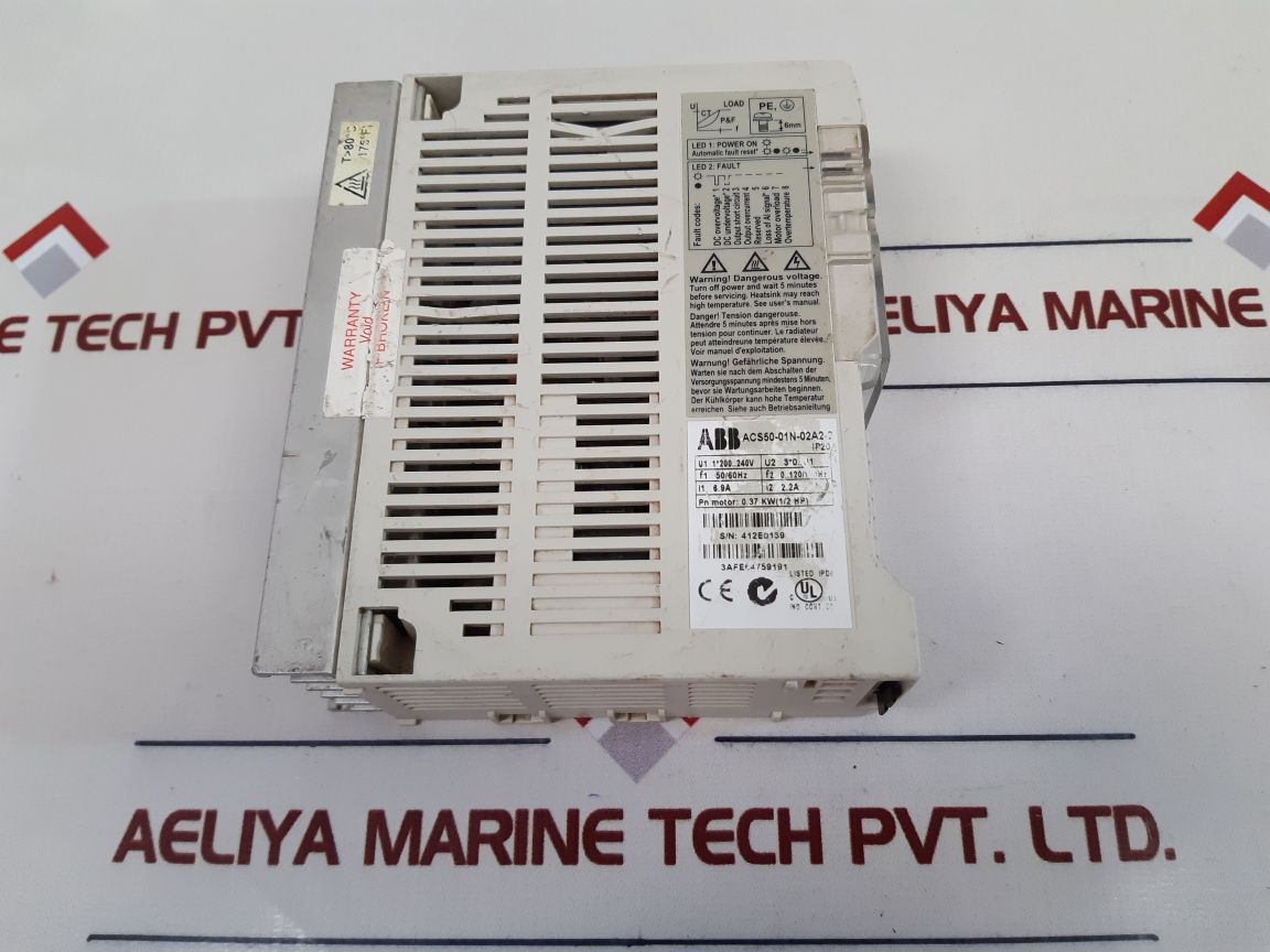 Abb Acs50-01N-02A2-2 Ac Driver 0.37 Kw (12 Hp)