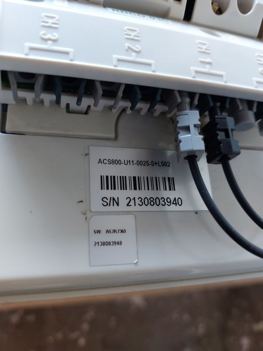 Abb Acs800-u11-0025-5+L502 Drive Control Panel
