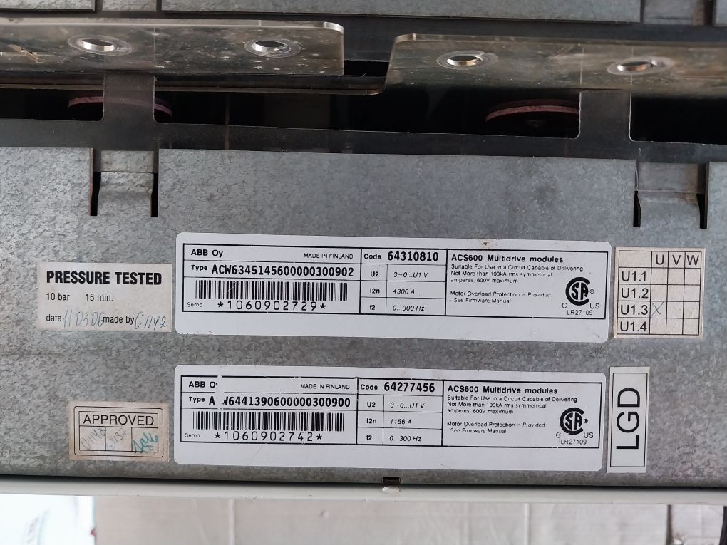 Abb Acw6441390600000300900, Acs600 Multidrive Module
