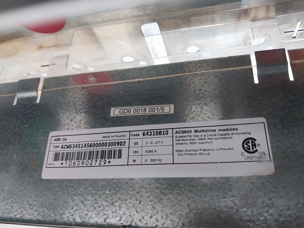 Abb Acw6441390600000300900, Acs 600 Multidrive Module