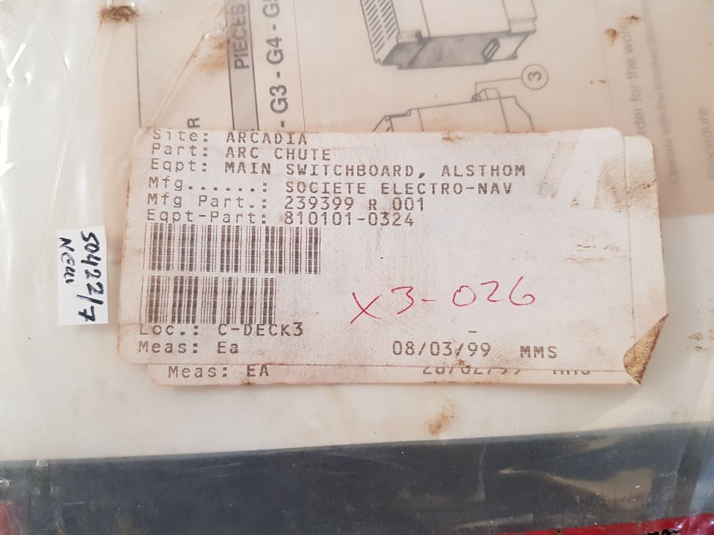 Abb Arc Chute Interruttore-circuit-breaker 239399 R 001 022