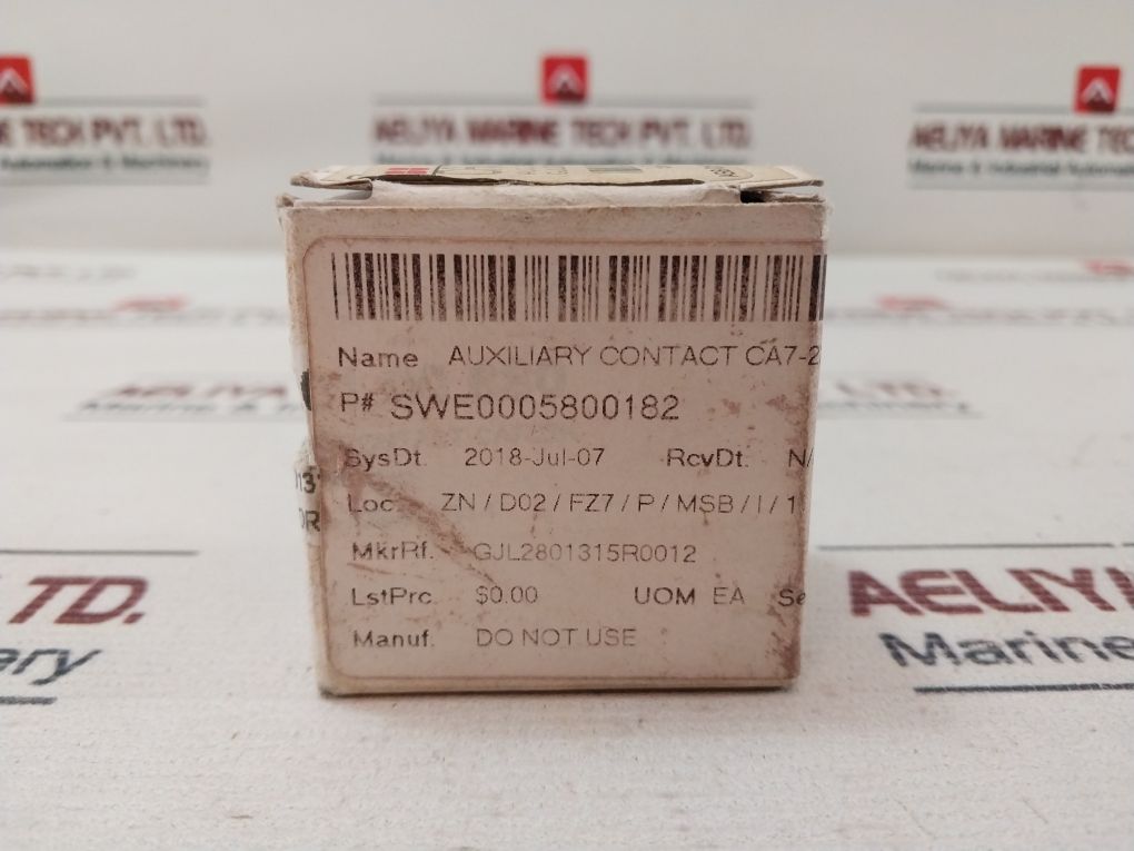 Abb Ca7-22K Auxiliary Contact Block 10A