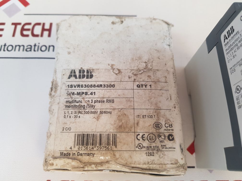Abb Cm-mps.41 Monitoring Relay 1Svr630884R3300