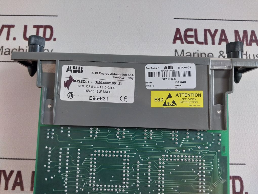 Abb Imsed01 Events Digital Module Gm9.0082.001.51 (Not Working)
