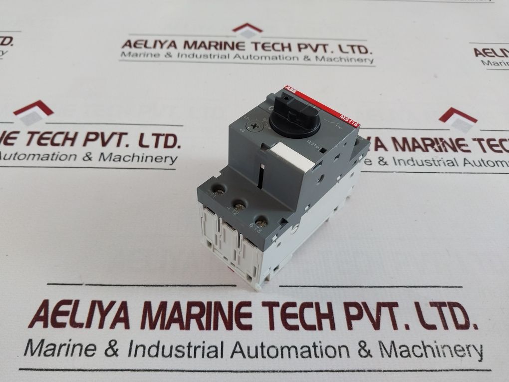 Abb Ms116-6.3 Manual Motor Starter 4.0-6.3A 1Sam250000R1009