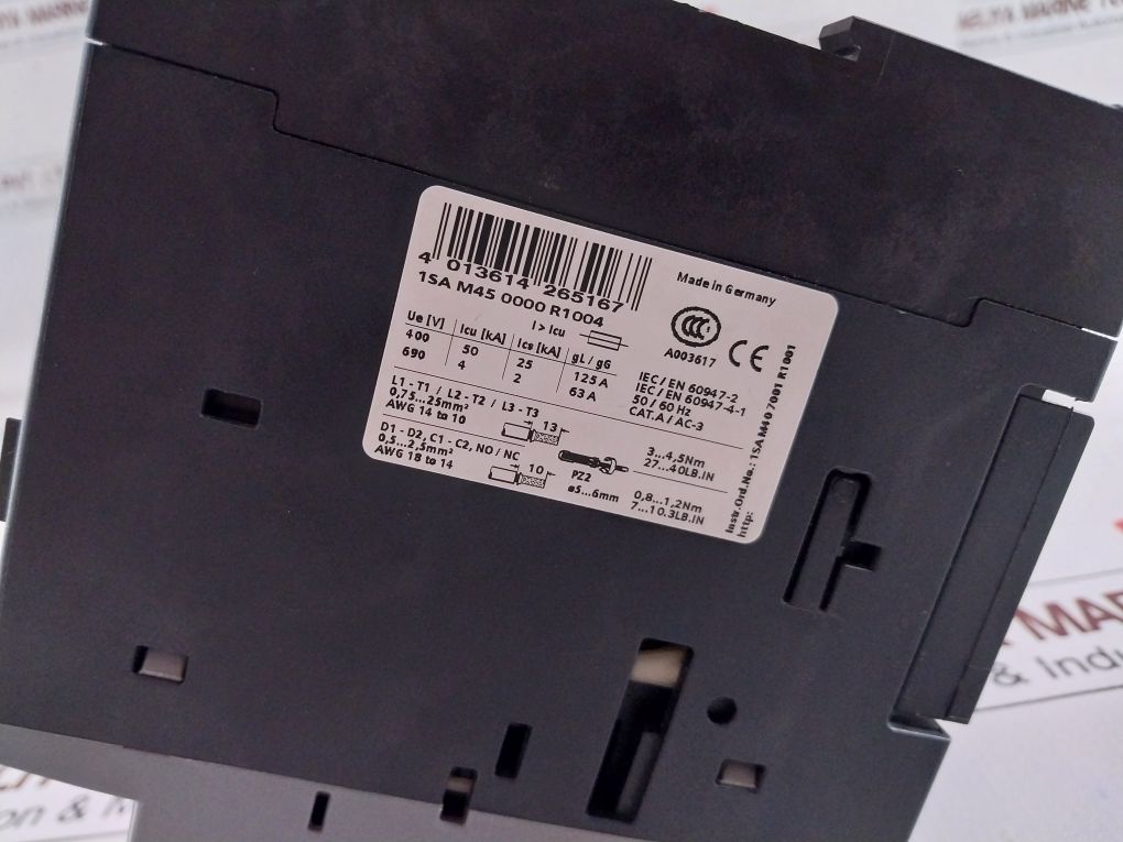 Abb Ms450 Motor Starter 1Sam450000R1004