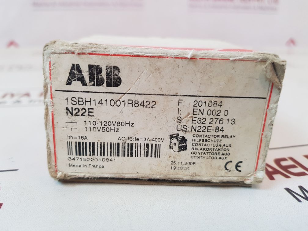 Abb N22E Contactor Relay 1Sbh141001R8422