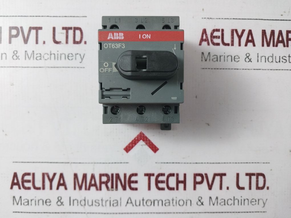 Abb Ot63F3 Disconnector/Load Break Switch 600Vac 60A