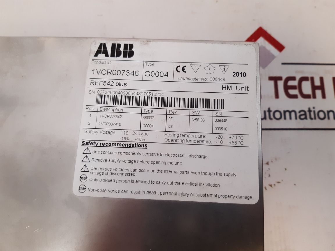 Abb Ref542Plus Module 1Vcr007346