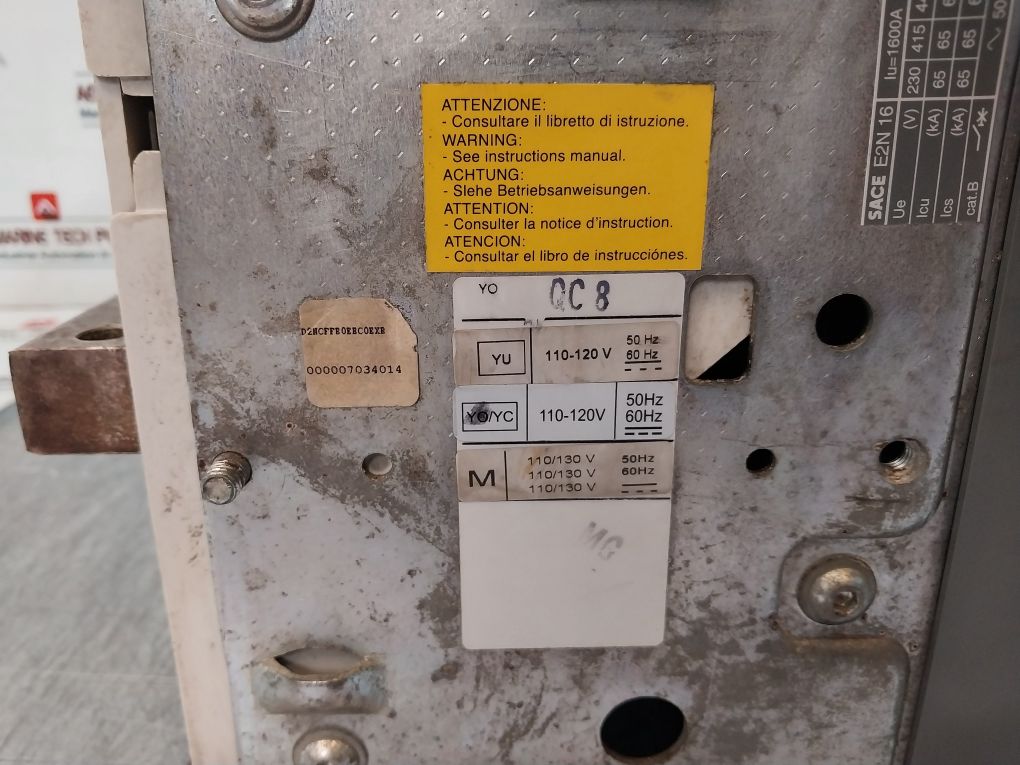 Abb Sace E2N 16 Low Voltage Ac Power Circuit Breaker