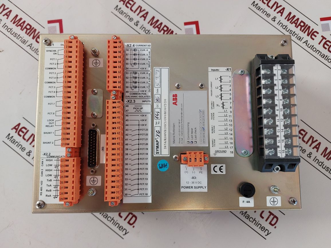 Abb Symap-xg Hmi Control Panel 24/5A/R100Vb2/Gc1/Gv0/Ru0/C2/2/0