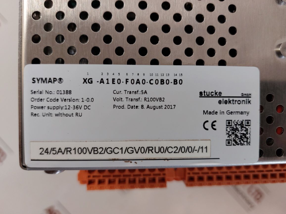 Abb Symap-xg Hmi Control Panel