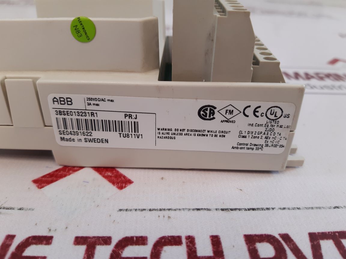 Abb Tu811V1 Compact Module Termination Unit 3Bse013231R1 Pr J