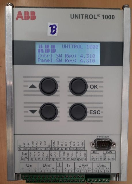 Abb Unitrol 1000 Voltage Regulator 3Bhe014557R0003