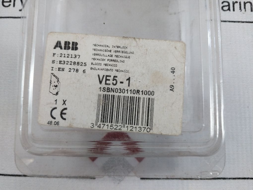 Abb Ve5-1 Mechanical Interlock 1Sbn030110R1000