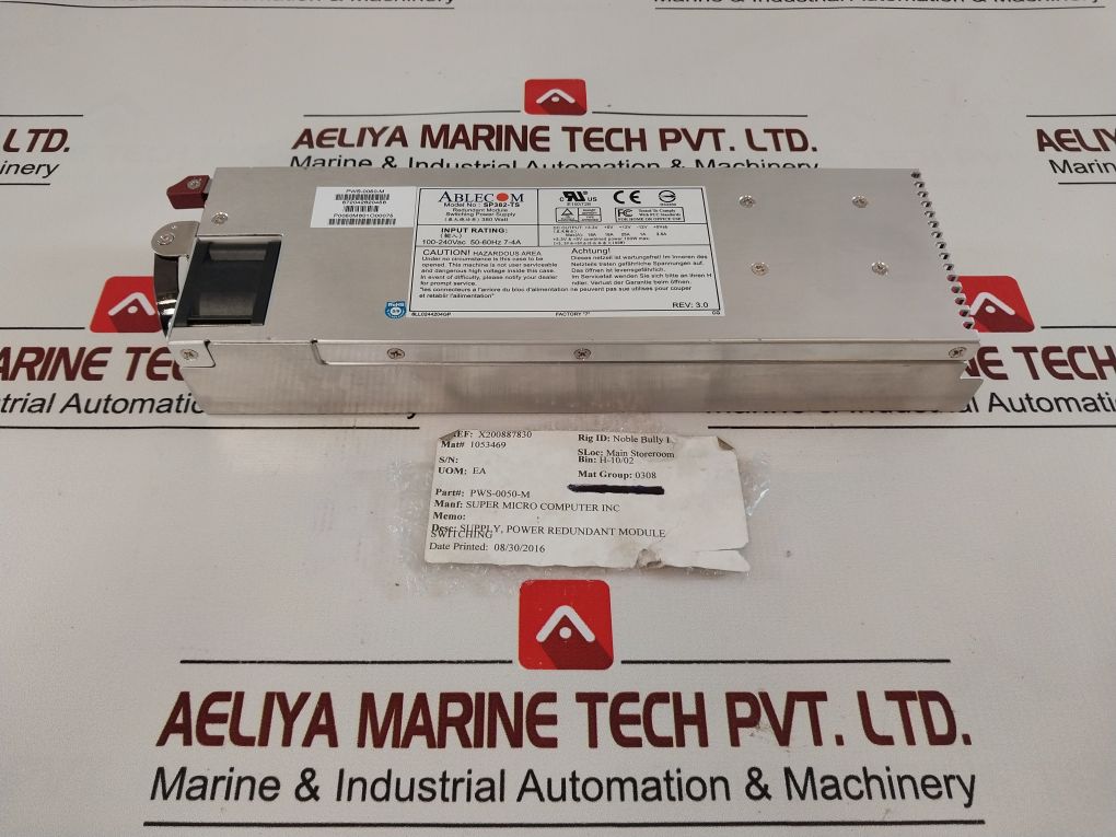 Ablecom Sp382-ts Redundant Module Switching Power Supply
