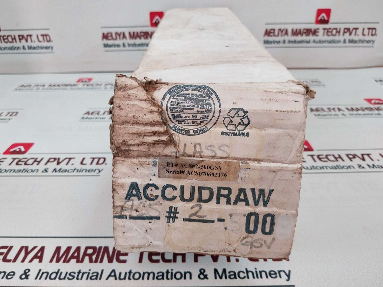 Accudraw Acs#2-500Gsv Glass Calibration Cylinders