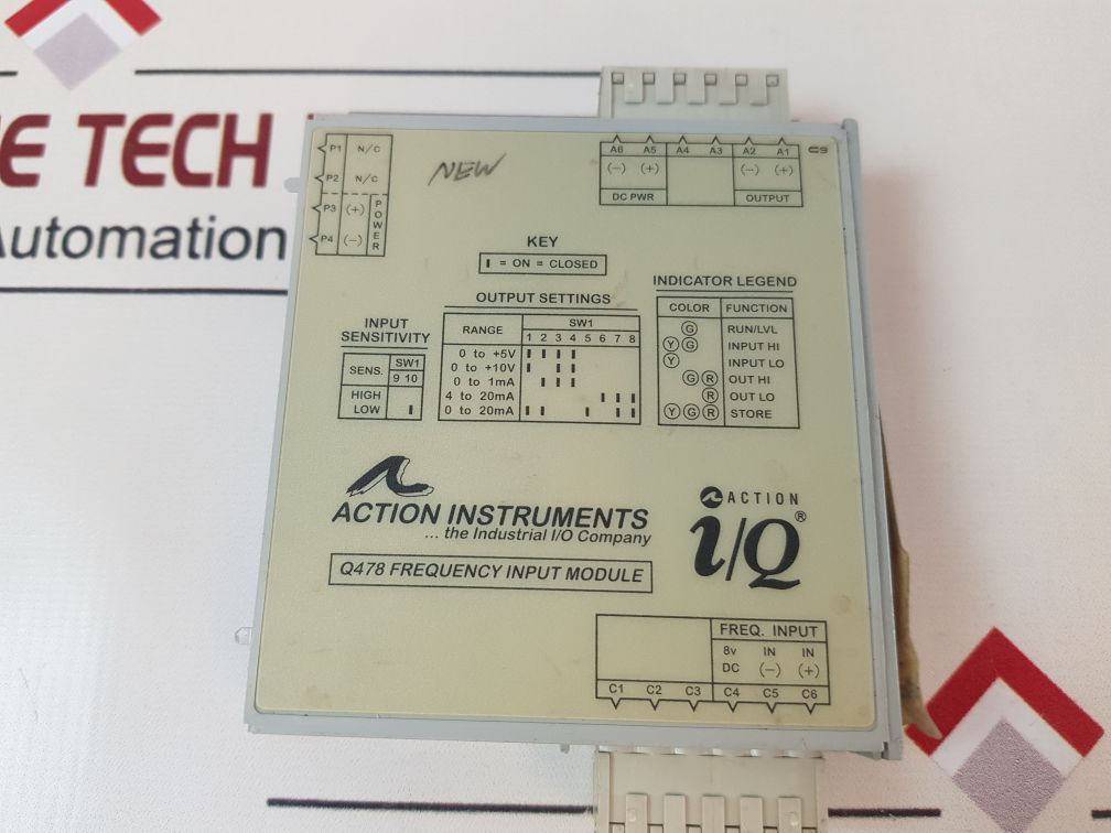 Action I/Q Q478 Frequency Input Module Q478-0000