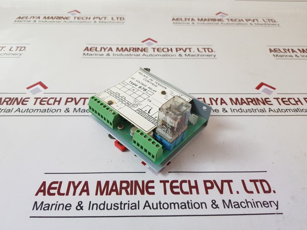 Automatismes Energie Electronique 678 Dc Voltage Relay