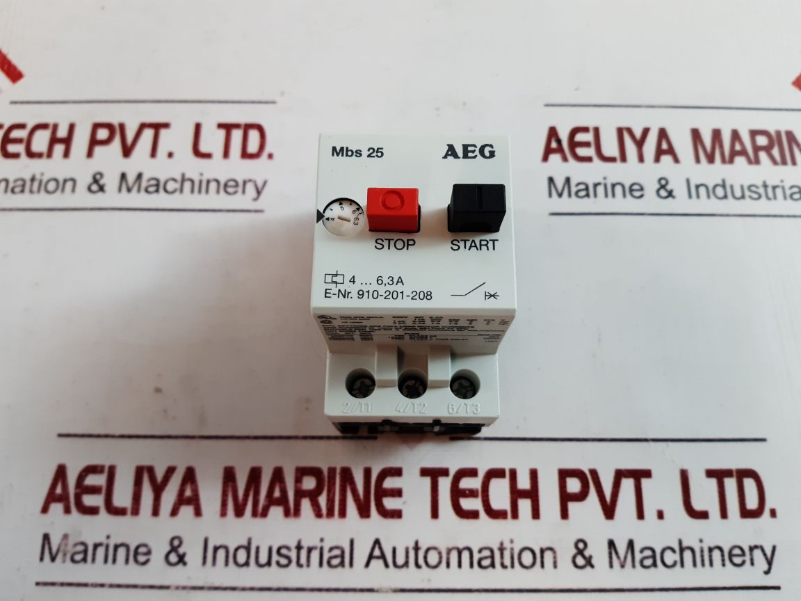 Aeg mbs25 manual motor starter 910-201-208