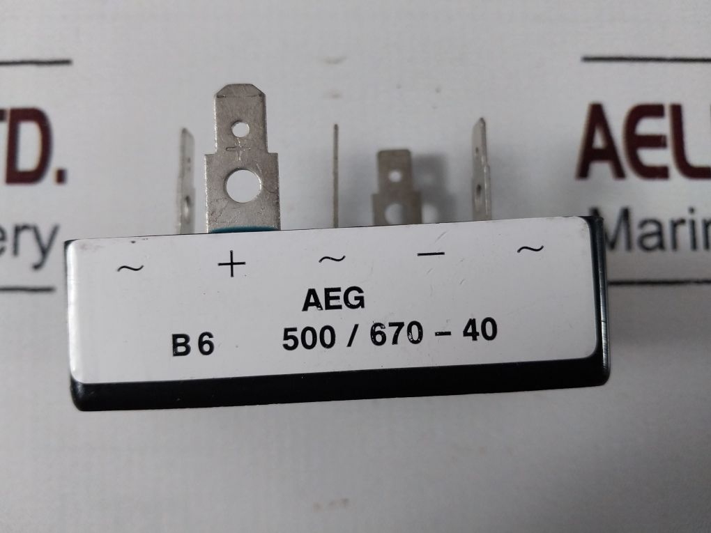 Aeg B6 500/670-40 Phase Bridge Rectifier