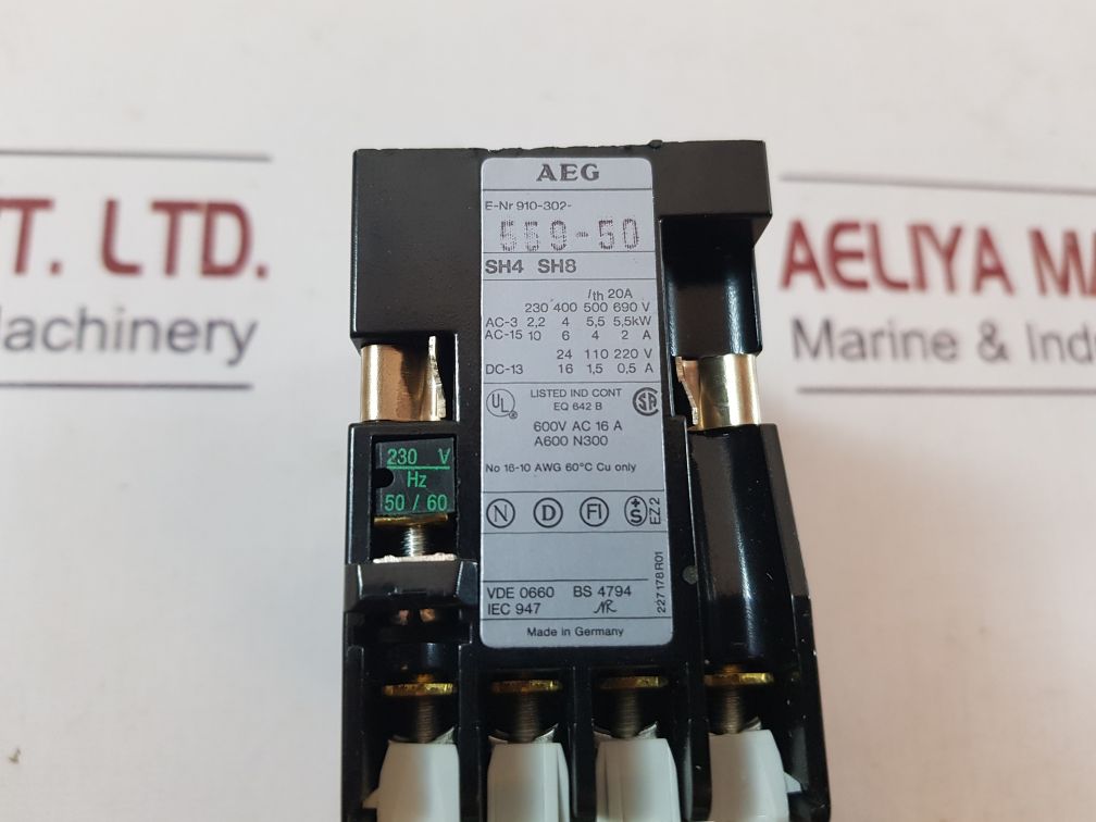 Aeg 910-302-559-50 contactor