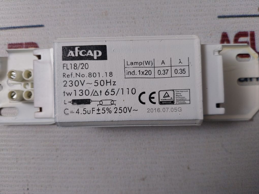 Afcap Fl18/20 Ballast