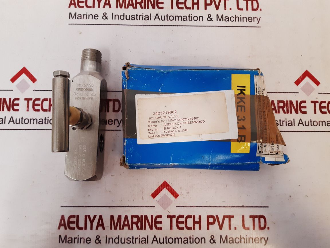 Agco 1/2" Gauge Valve M5Vis-44