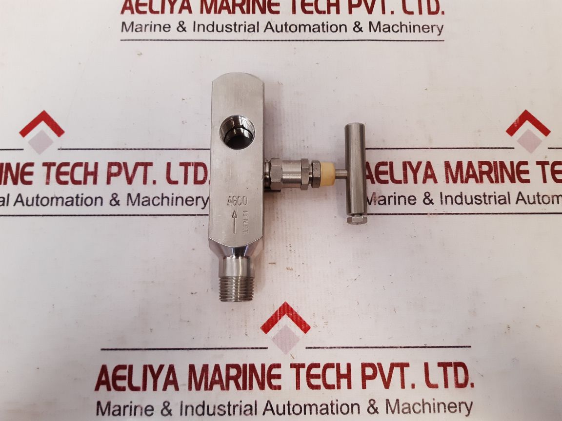 Agco 1/2" Gauge Valve M5Vis-44