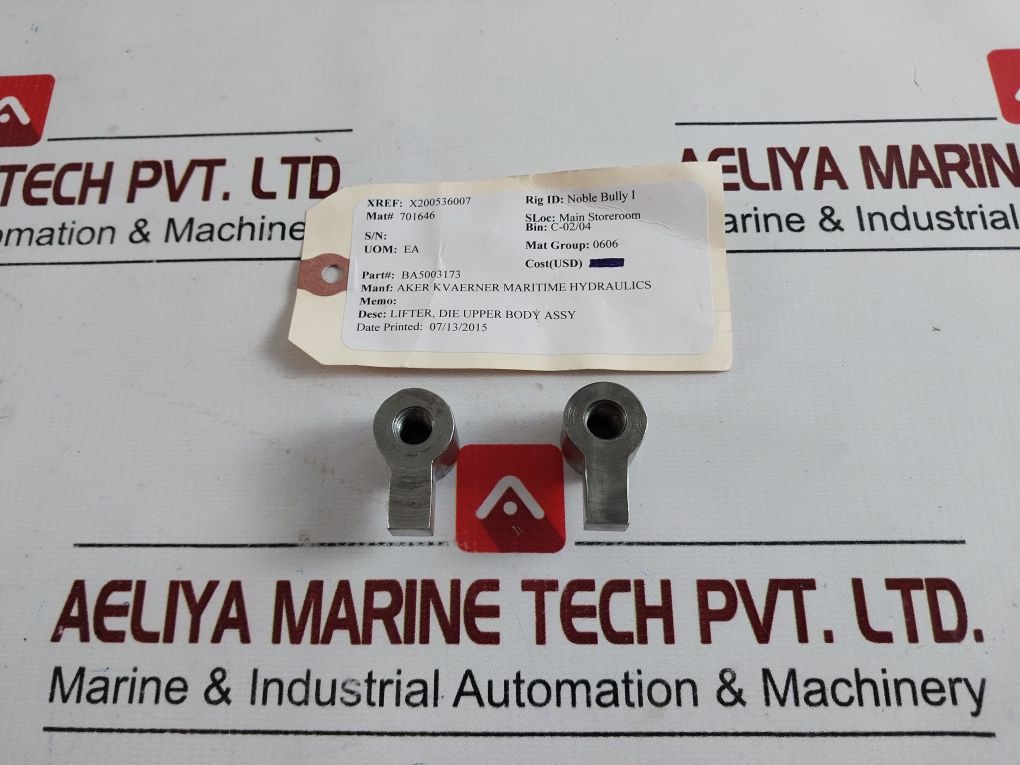Aker Ba5003173 Lifter, Die Upper Body Assy
