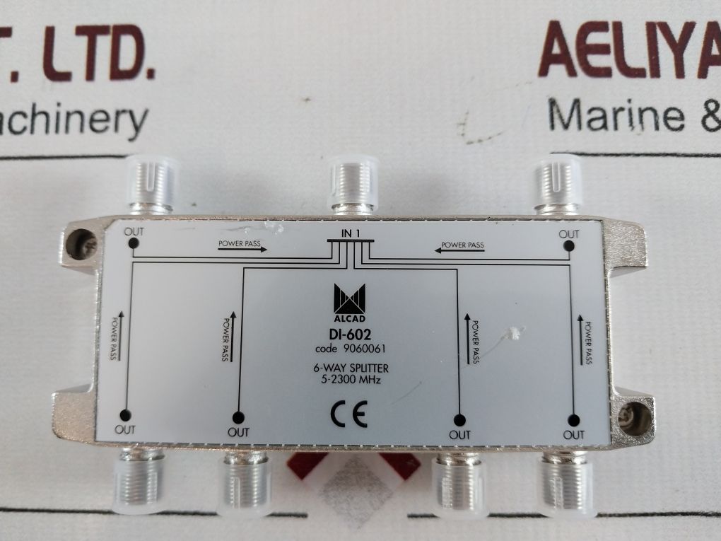 Lot Of 2X Alcad Di-602 6-way Splitter