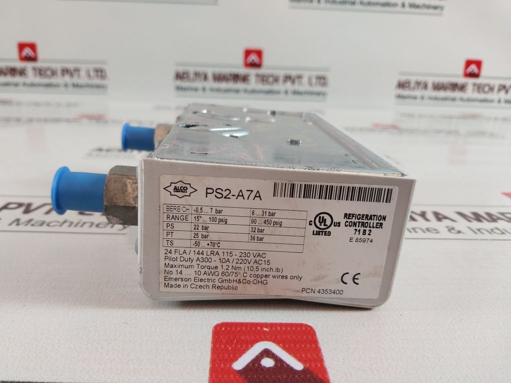 Alco Controls Ps2-a7A Pressure Controller Switch