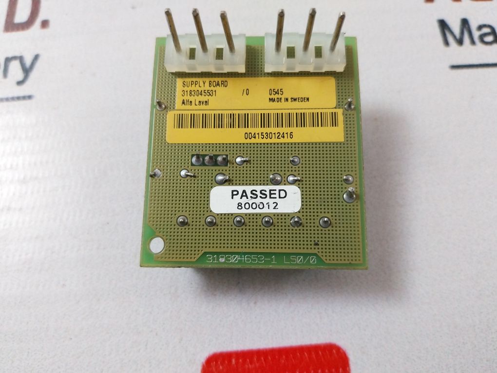 Alfa Laval 3183045531 Supply Board