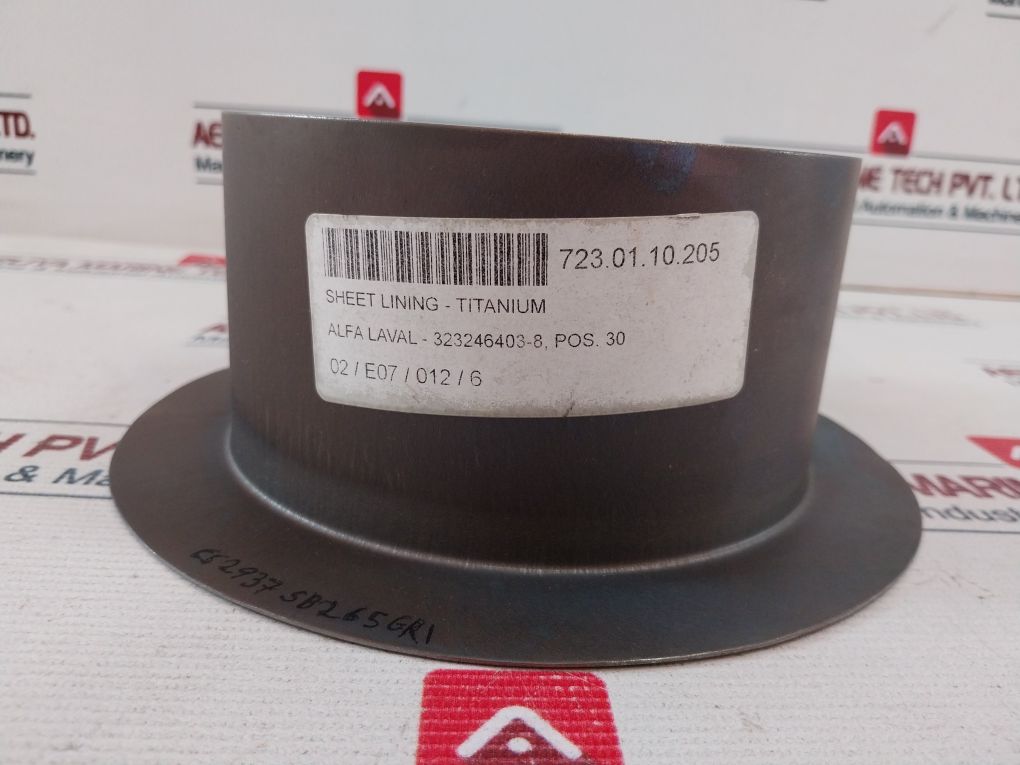 Alfa Laval 323246403-8 Sheet Lining-titanium
