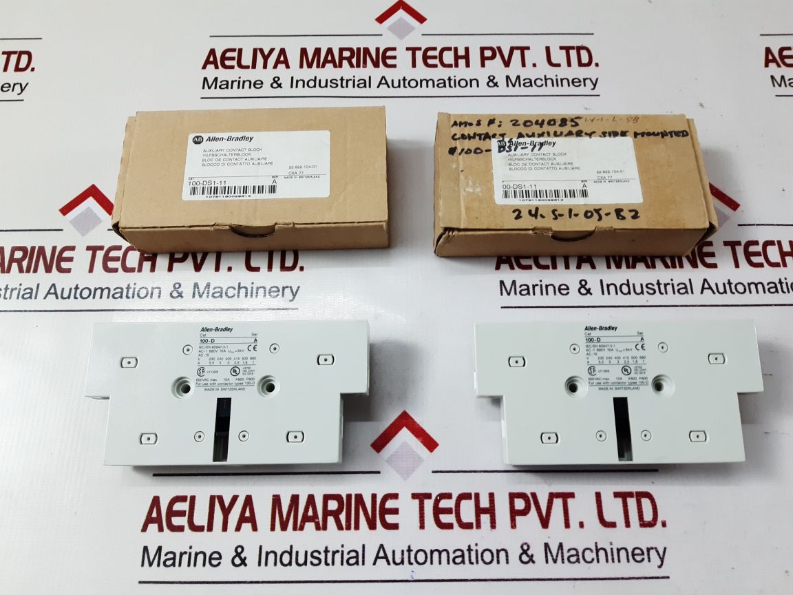 Allen-bradley 100-ds1-11 Auxiliary Contact Block