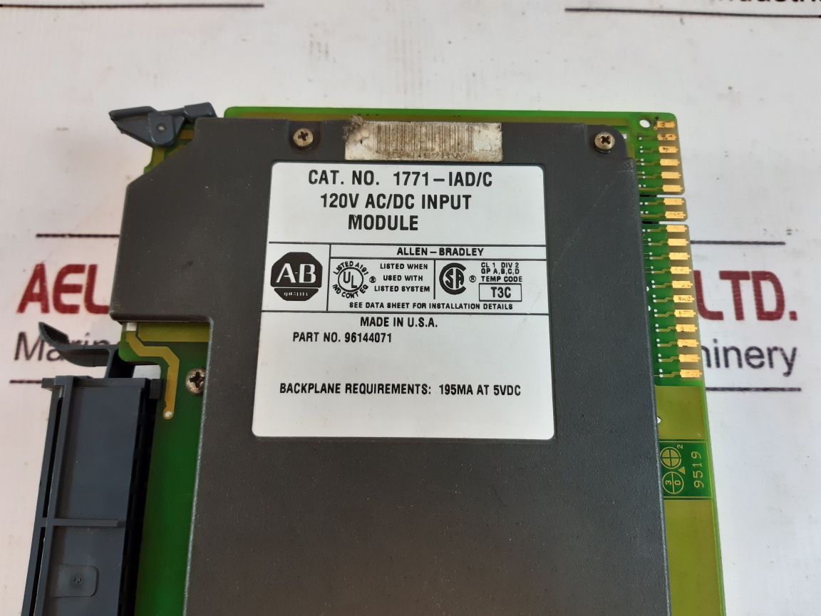 Allen-bradley 1771-iad/C Input Module