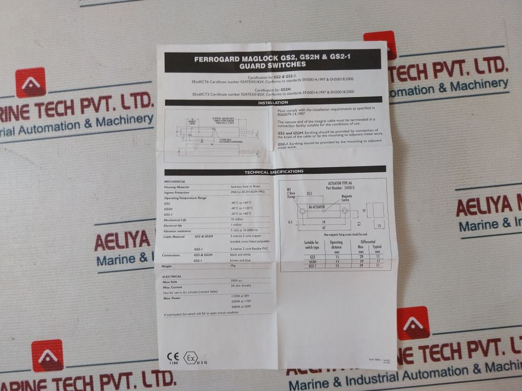 Allen-bradley 440N-h02047 Safety Interlock Switch