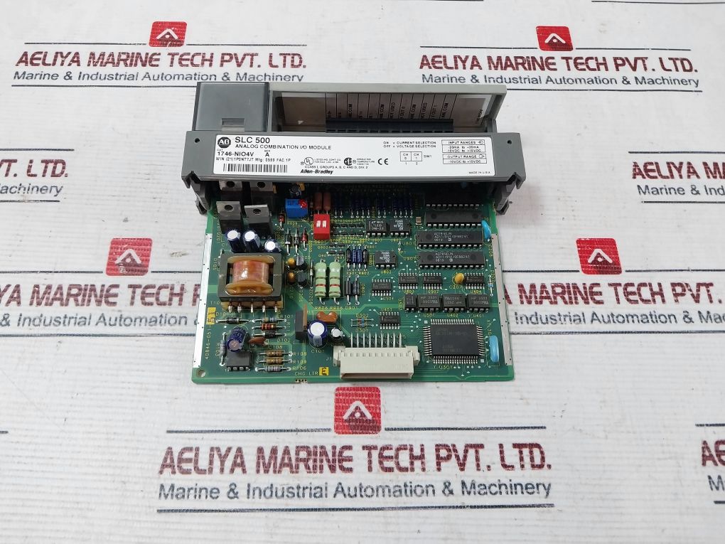 Allen-bradley Slc 500 Analog Combination I/O Module 1746-nio4V