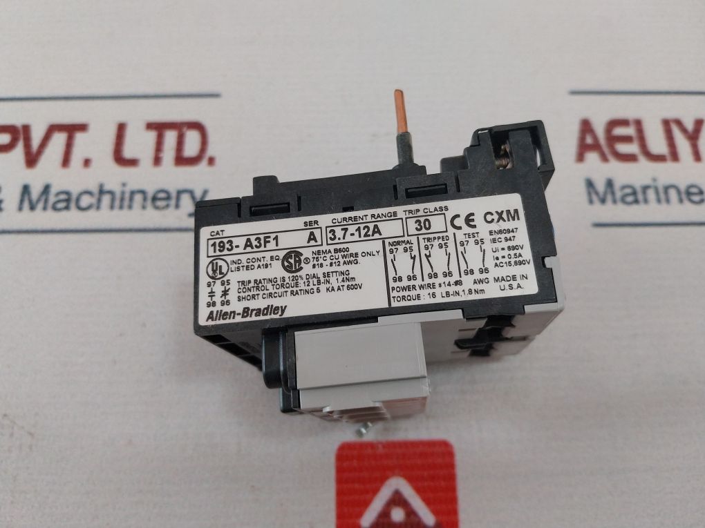Allen-bradley Smp-1 Overload Relay
