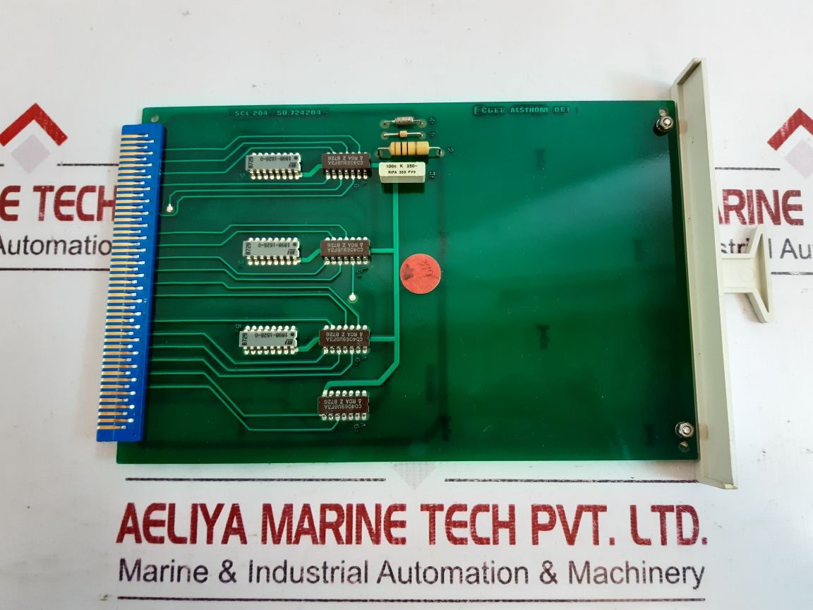 Alsthom 50.724204 Card Scl 204