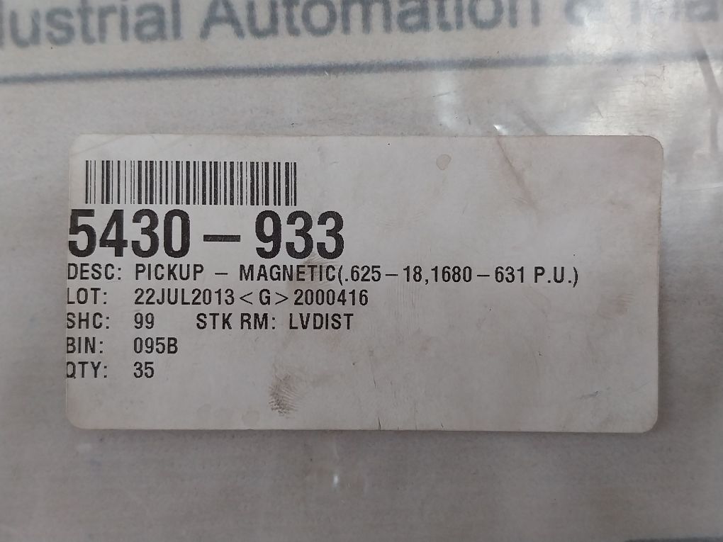 Amphenol 97-3057-1004 (621) Pickup-Megnetic