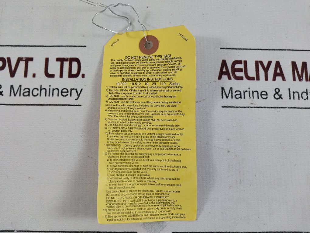 Apollo 19Kgfk175 Safety Relief Valves